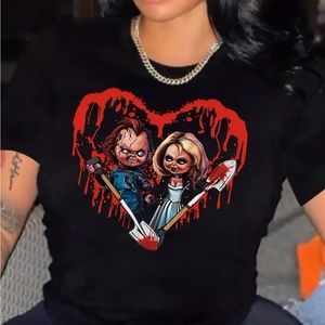 🌷Chucky and Tiffany love t- Shirt
